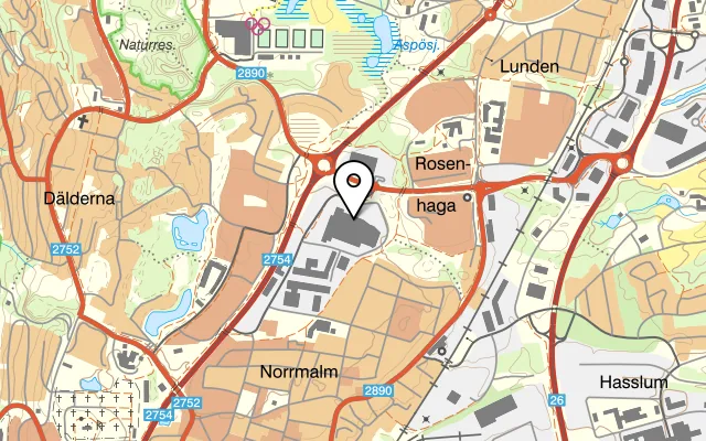 Karta som visar Chili & Wok på Köpmannagatan 3, 541 45 Skövde