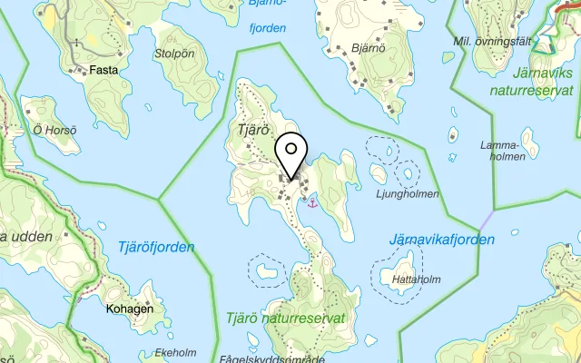 Karta som visar Maddes Våffelstuga på Gamla Skola, 331 72 Forsheda