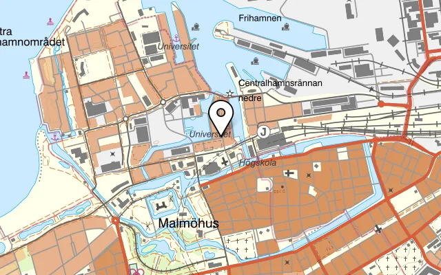 Karta som visar Folkets smør & brød på Nordenskiöldsgatan 5, 211 19 Malmö