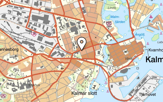 Karta som visar Thai Taste på Esplanaden 6, 392 33 Kalmar