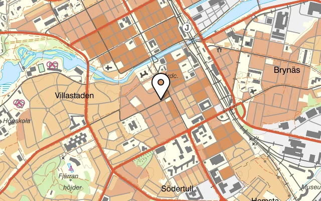 Karta som visar Bong Mai på Brunnsgatan 59, 802 52 Gävle