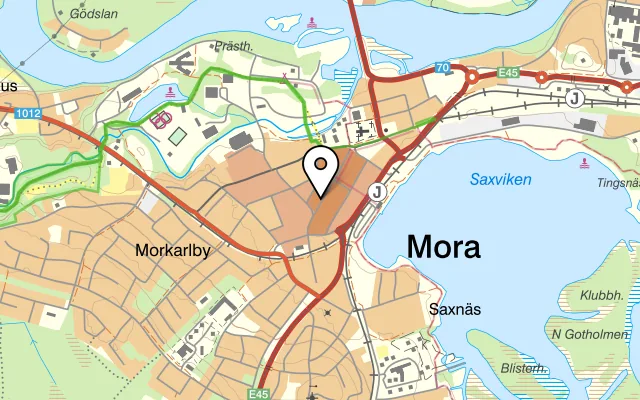 Karta som visar Pasha restaurang och bar på Fittja Torg 21, 145 51 Norsborg