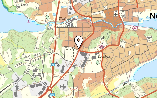 Karta som visar China Garden på Kungsgatan 55, 753 21 Uppsala