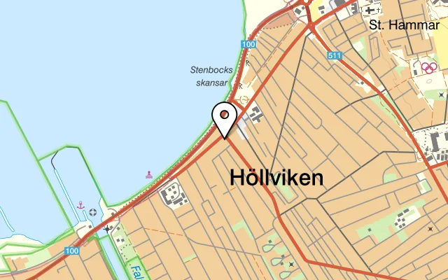 Karta som visar Lotus House på Falsterbovägen 78, 236 36 Höllviken