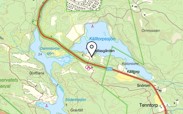 Karta som visar Storstugan Hellasgården på Ältavägen 101, 131 33 Nacka