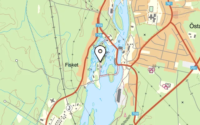 Karta som visar Pulshuset på Laxön 12, 814 94 Älvkarleby