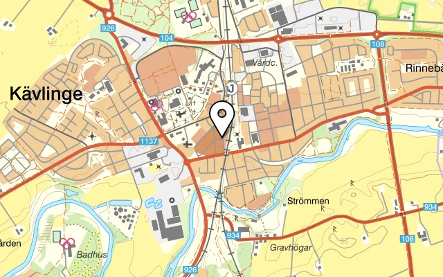 Karta som visar Matmakarna i Kävlinge på Stenhuggaregatan 4, 244 30 Kävlinge