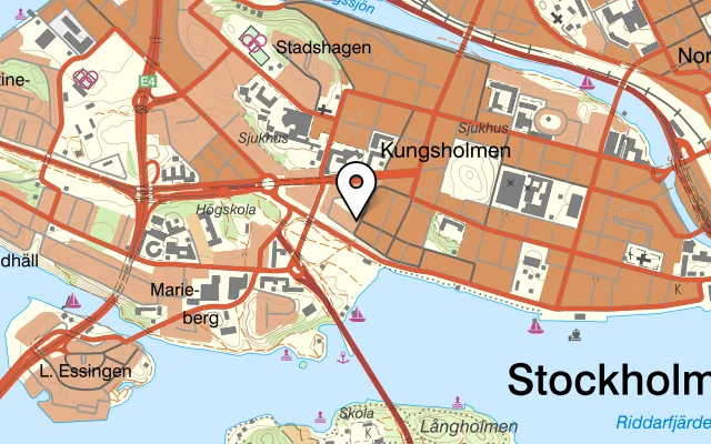Karta som visar The Kulture på Fridhemsgatan 3, 112 40 Stockholm