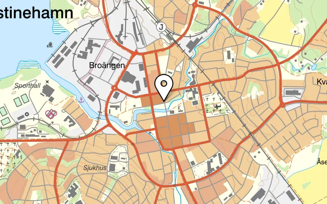 Karta som visar Akira Sushi på Kungsgatan 38, 681 30 Kristinehamn