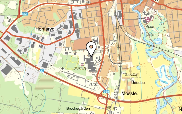 Karta som visar Matlusten på Doktorsgatan, 331 85 Värnamo