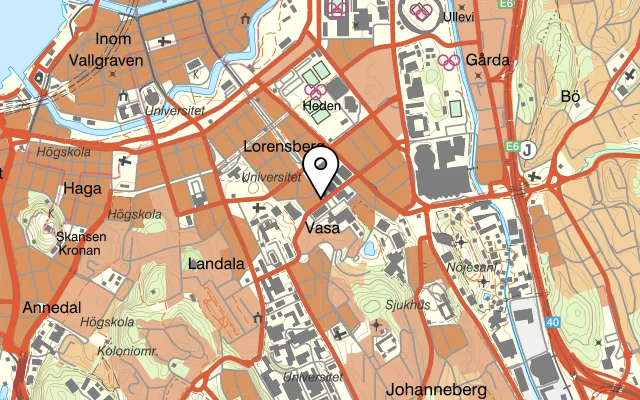 Karta som visar Boqueria på Götaplatsen 9, 411 34 Göteborg