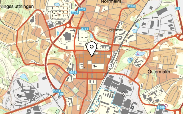 Karta som visar Holy kebab på Rådhusgatan 6, 541 30 Skövde