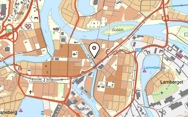 Karta som visar Restaurang Pizzeria Napoli på Nygatan 2, 652 20 Karlstad