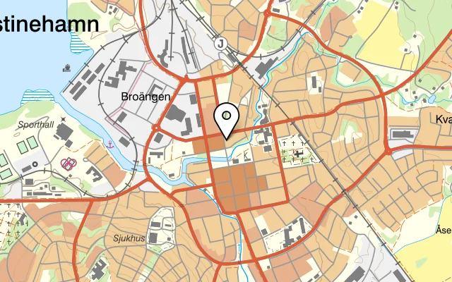 Karta som visar Parma på Kungsgatan 23A, 681 30 Kristinehamn