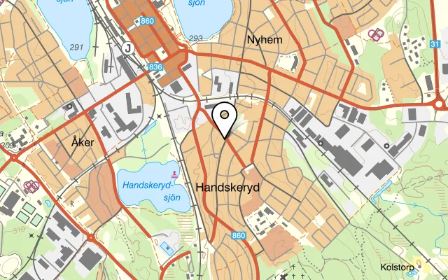 Karta som visar Viktoria på Queckfeldtsgatan 47, 571 40 Nässjö